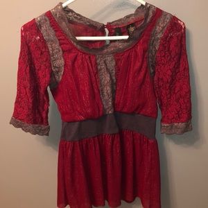 Bke Boutique Babydoll Top